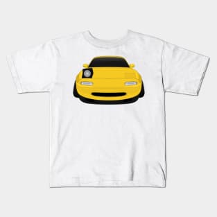 Miata yellow Kids T-Shirt